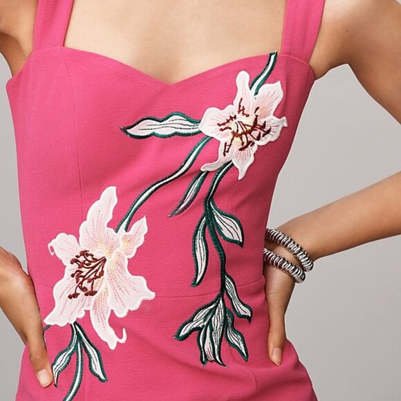 New Dress The Population Nicole Slim Sweetheart Dress M - Picture 7 of 8